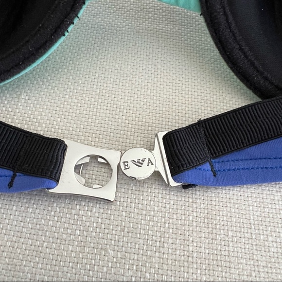 Emporio Armani SWIM color block bikini swimsuit XS - Picture 4 of 5